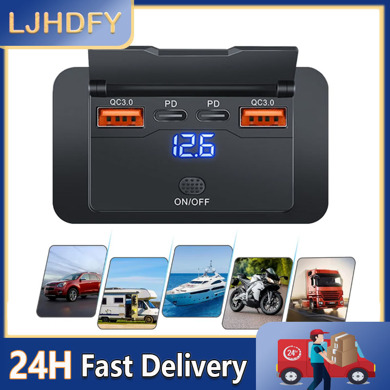Car Accessories Qc - Carregador de Carro USB com 4