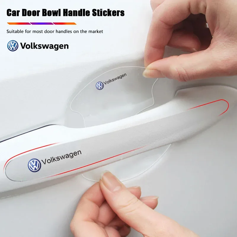 Car Accessories Logo - Película Protetora Anti-Risco para Maçanetas de