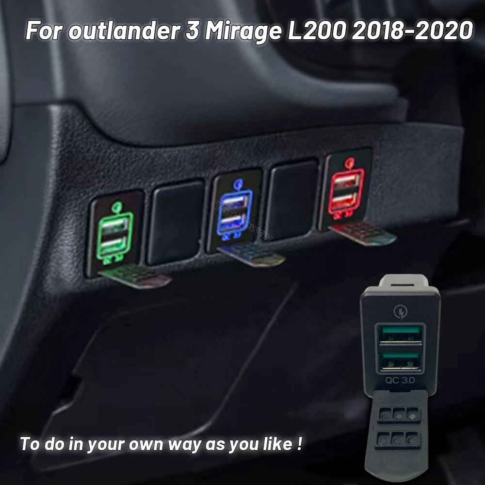 Car Accessories Qc - Carregador de carro rápido LED para