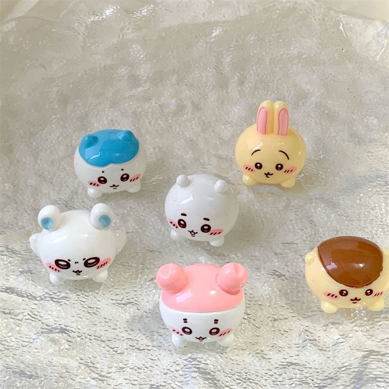 Car Accessories Oman - Conjunto de figuras de resina Chiikawa,