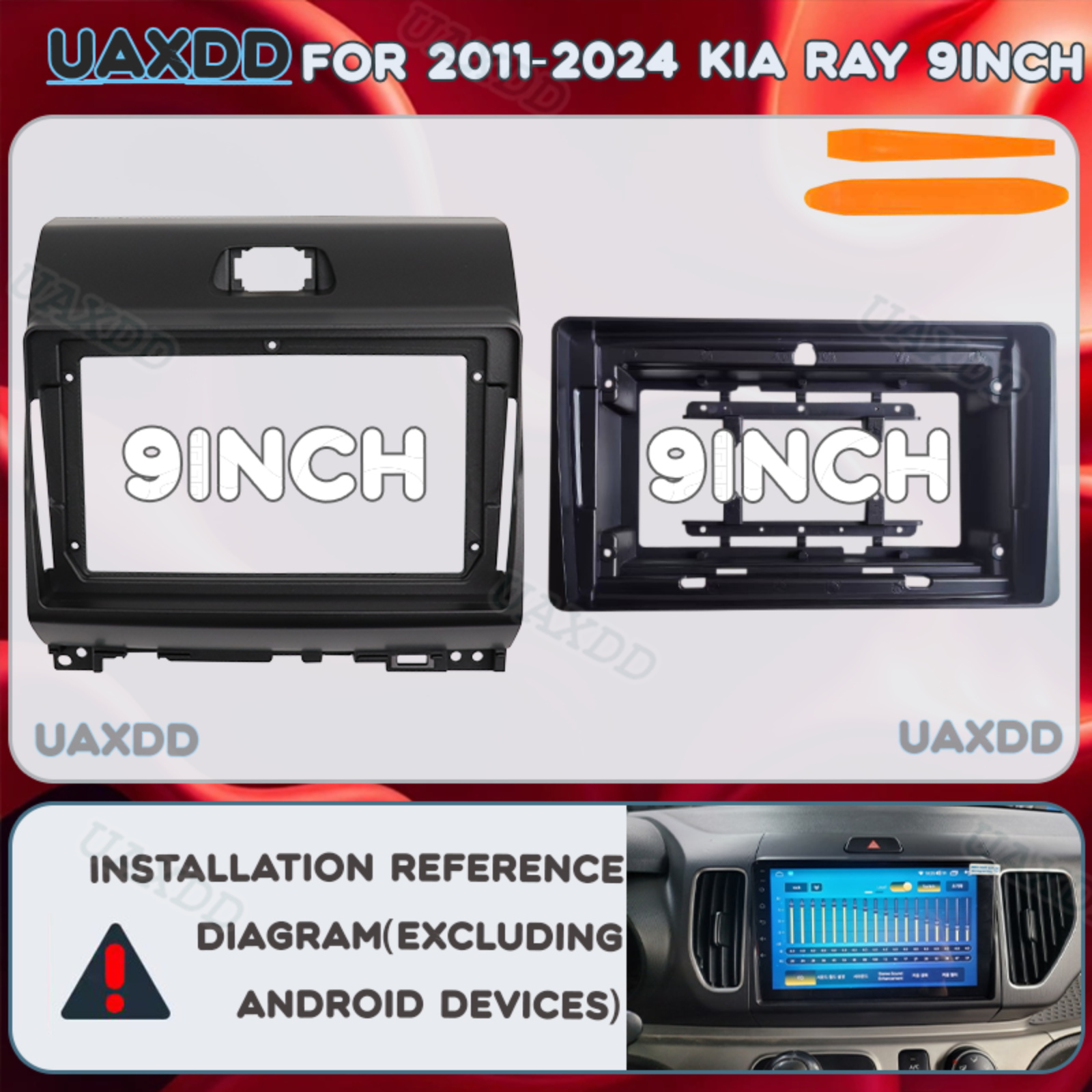 Car Accessories Dashboard - Kit de Painel de Plástico para