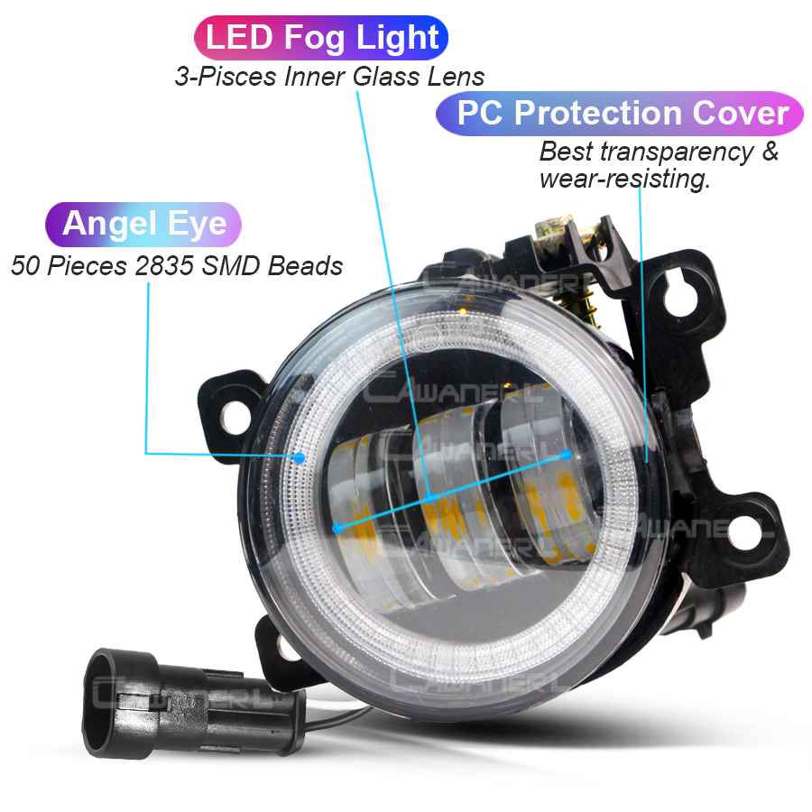 2 x carro ajustável led luz de - Car Accessories Xcent avaliação e preço