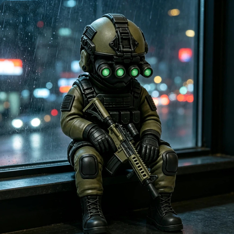 Miniatura Tática de Soldado Ve - Car Accessories Oman avaliação e preço