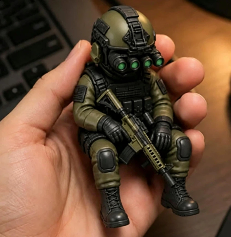 Miniatura Tática de Soldado Ve - Car Accessories Oman avaliação e preço