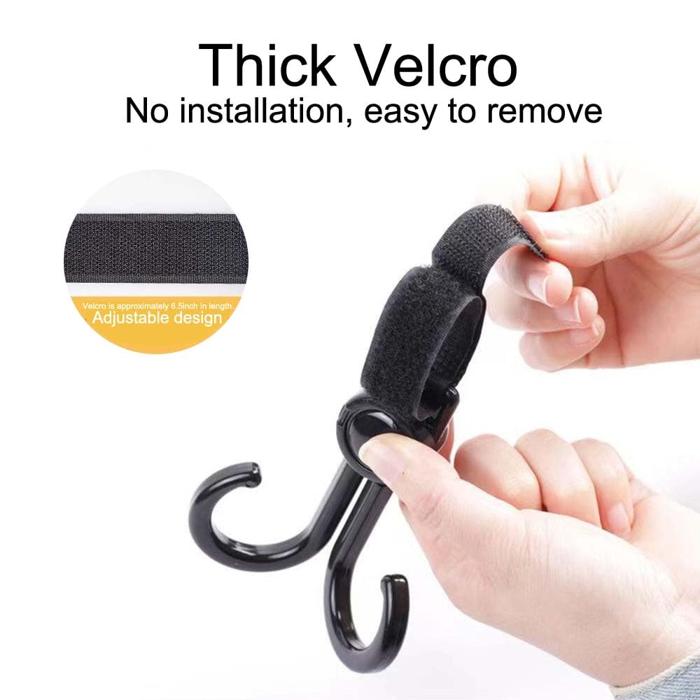 2 pçs ganchos para carrinho de - Car Accessories For Baby avaliação e preço