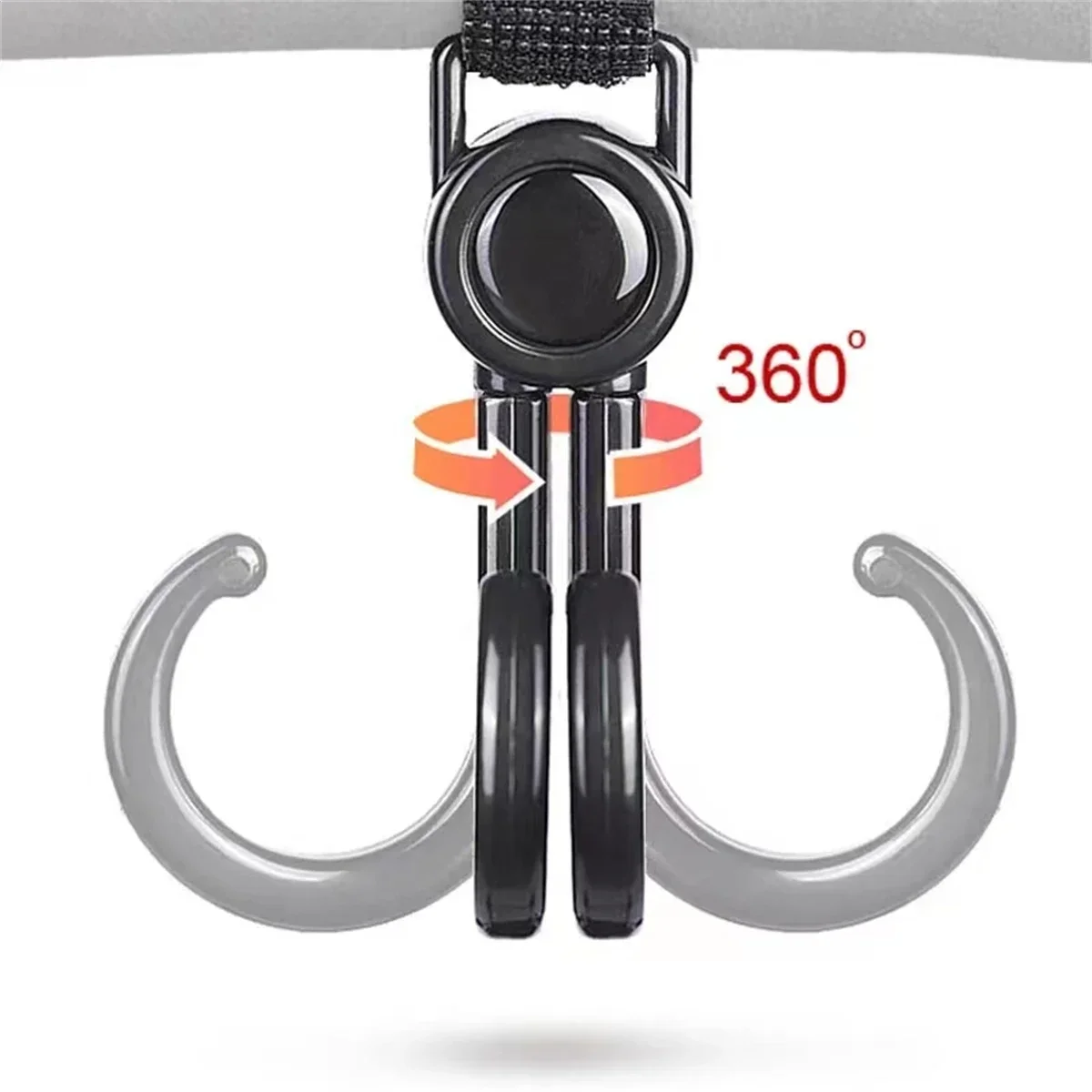 2 pçs ganchos para carrinho de - Car Accessories For Baby avaliação e preço