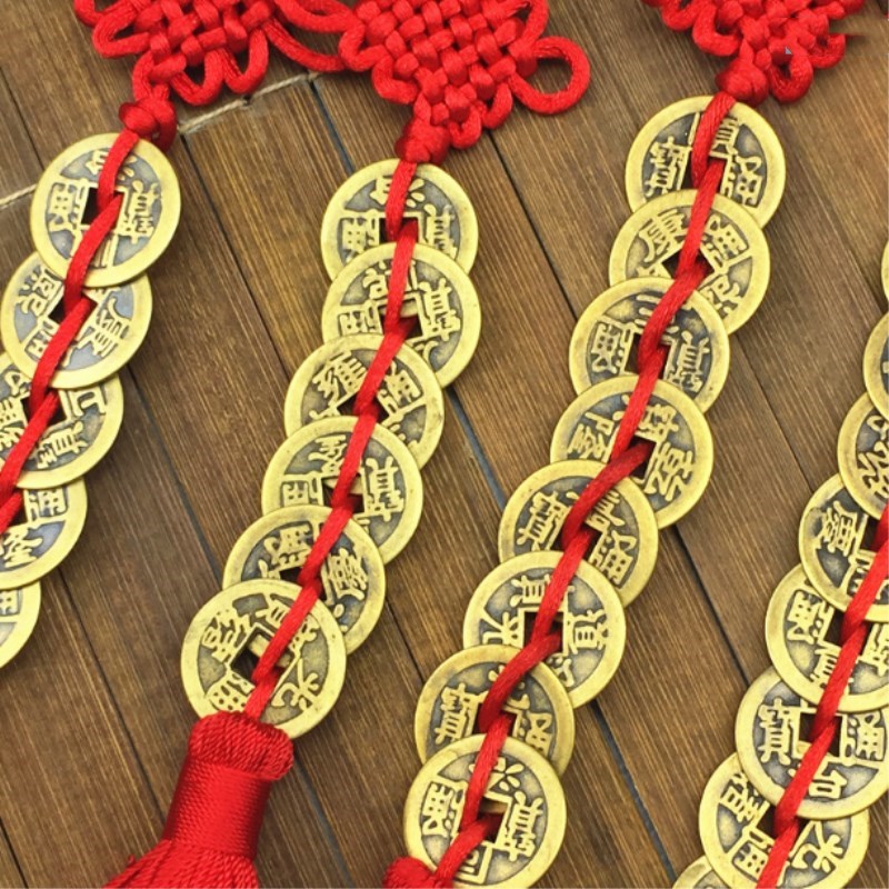 Moedas Feng Shui Ornamento Pen - Car Accessories Oman avaliação e preço