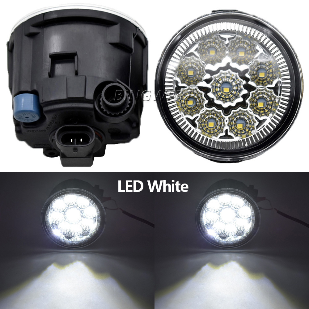 2 pçs led luzes de nevoeiro lâ - Car Accessories Xcent avaliação e preço