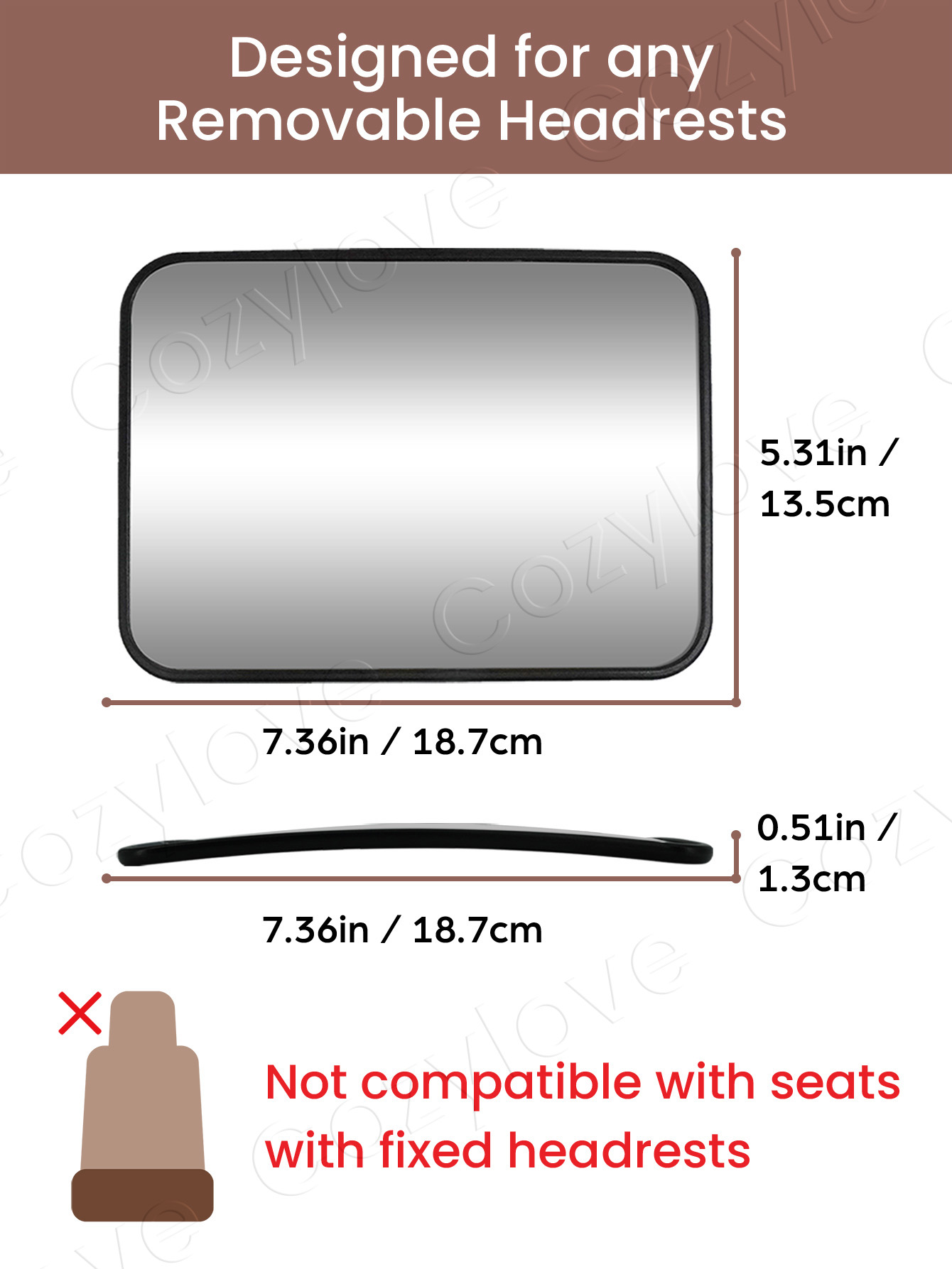 Espelho de Carro para Bebê (1/ - Car Accessories For Baby avaliação e preço