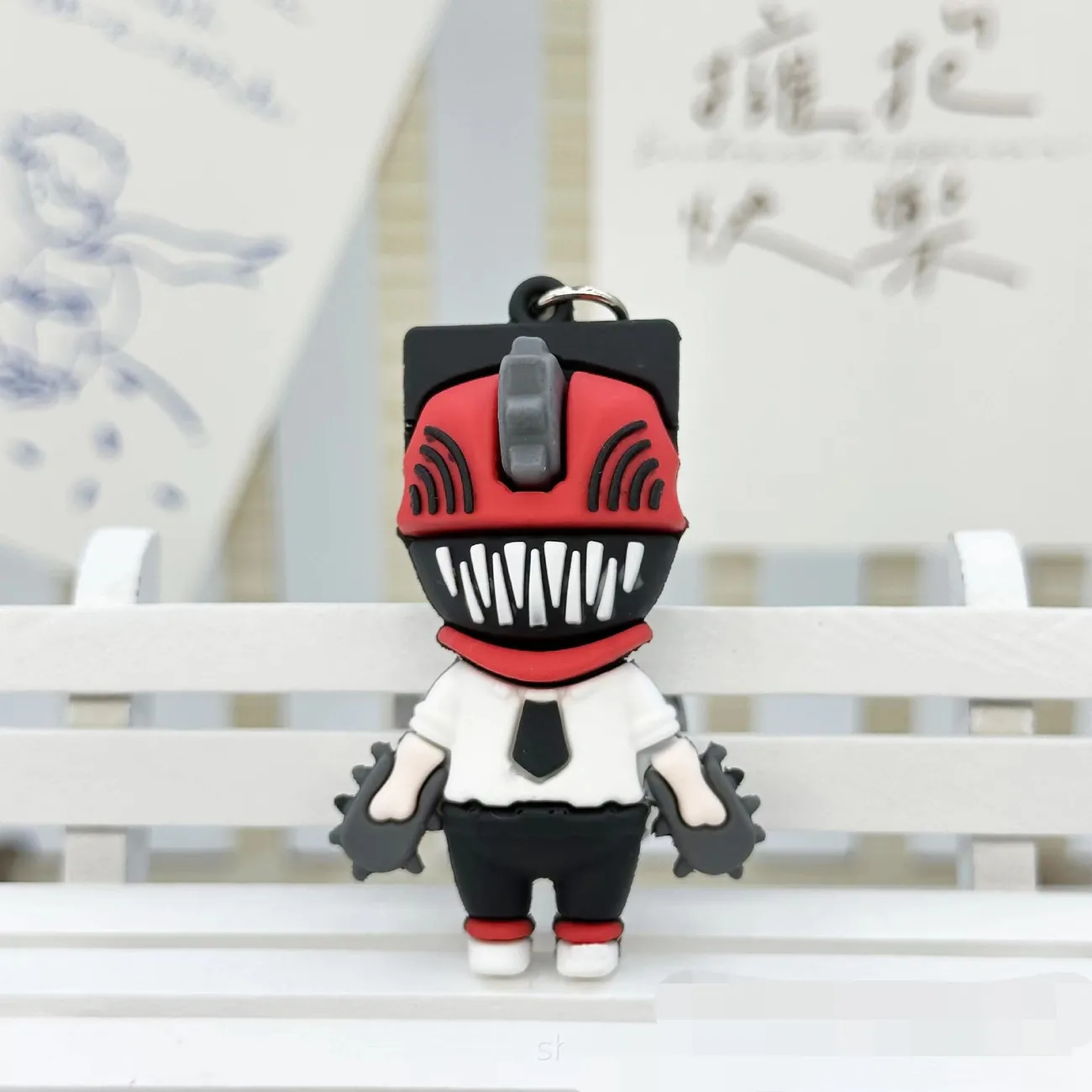 Novo Chaveiro Chainsaw Man, En - Car Accessories Oman avaliação e preço
