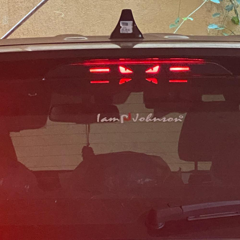 Adesivo de carro acessórios la - Car Accessories Logo avaliação e preço