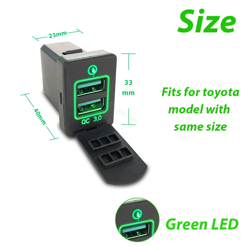 Carregador de carro rápido LED - Car Accessories Qc avaliação e preço