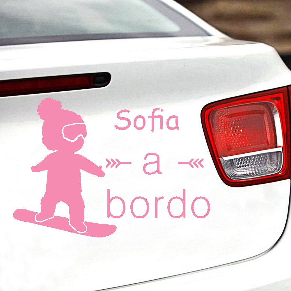 1pc vinil bebê a bordo colorid - Car Accessories For Baby avaliação e preço