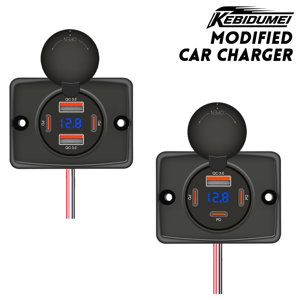 Kebidumei pd + qc 4 portas car - Car Accessories Qc avaliação e preço