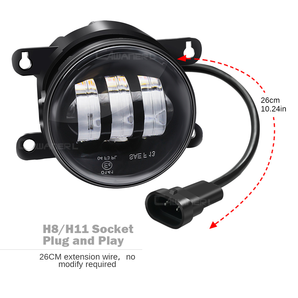 2 X LED Fog Light Assembly 30W - Car Accessories Xcent avaliação e preço