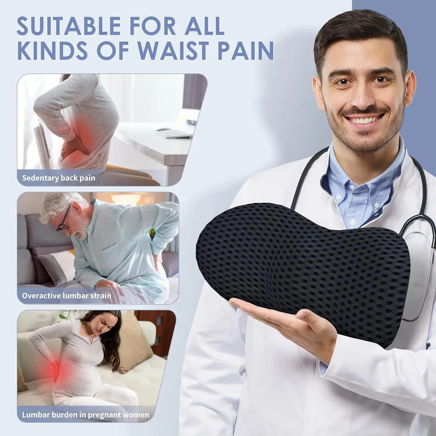 Almofada de Espuma Respirável  - Car Accessories Limassol avaliação e preço